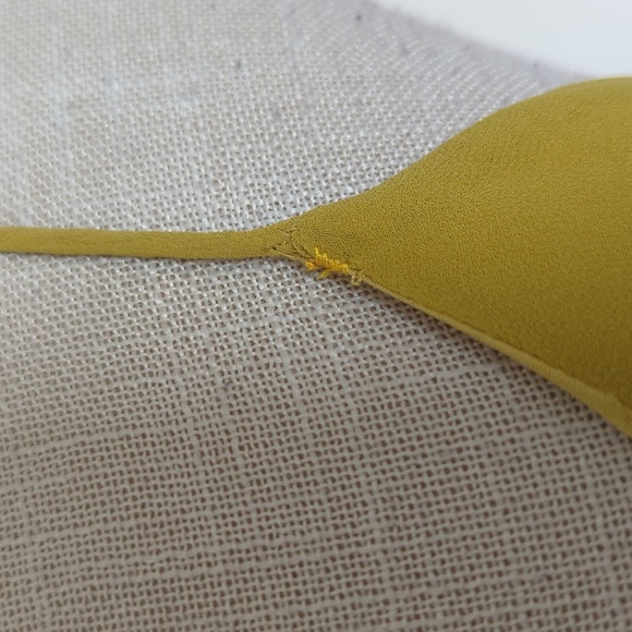 Ixiah Mustard Maxi Dress with Lace Accents - Picture 10 of 10